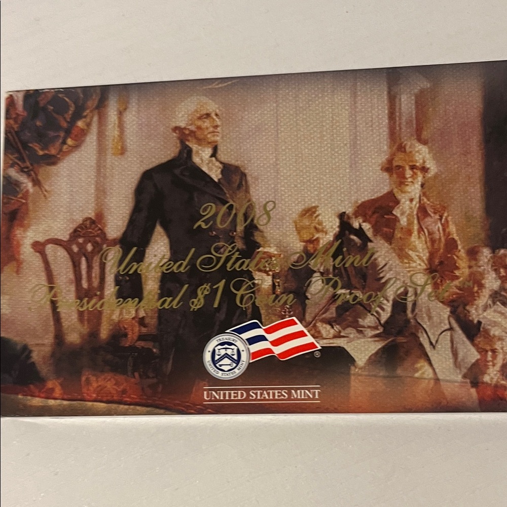 2018 Presidential $1 Coin Proof Set - Brown/Gold Artwork